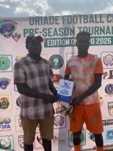 Ase Ridyem goalie Kazeem Ridwan clinched the man of the match after making incredible saves